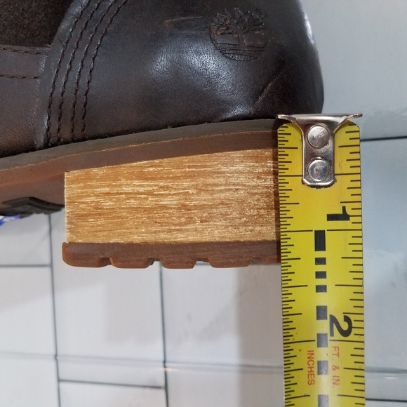 Timberland Bethel Heights Brown Leather Boots 6.5 - Picture 8 of 14
